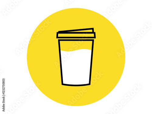 Buy Me a Coffee – Coffee Mug Cup Vector on White Background