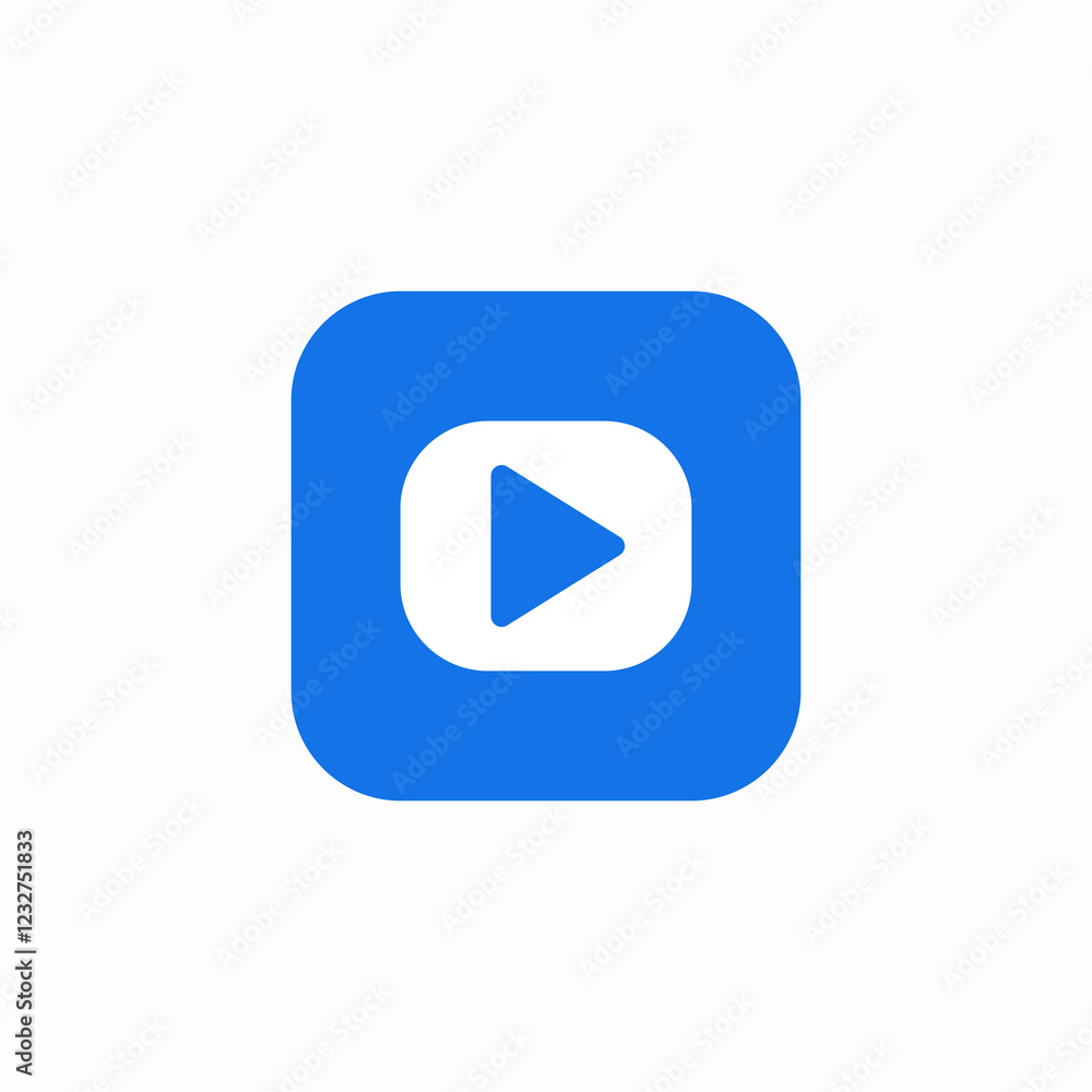 media player app mobile icon sign vector media player app mobile icon sign vector