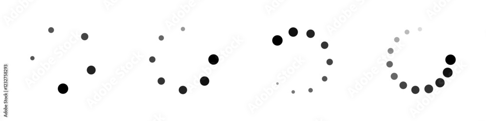 Loading bar vector circle set.
Circular progress indicators. Loading bar vector circle set.
Circular progress indicators.
