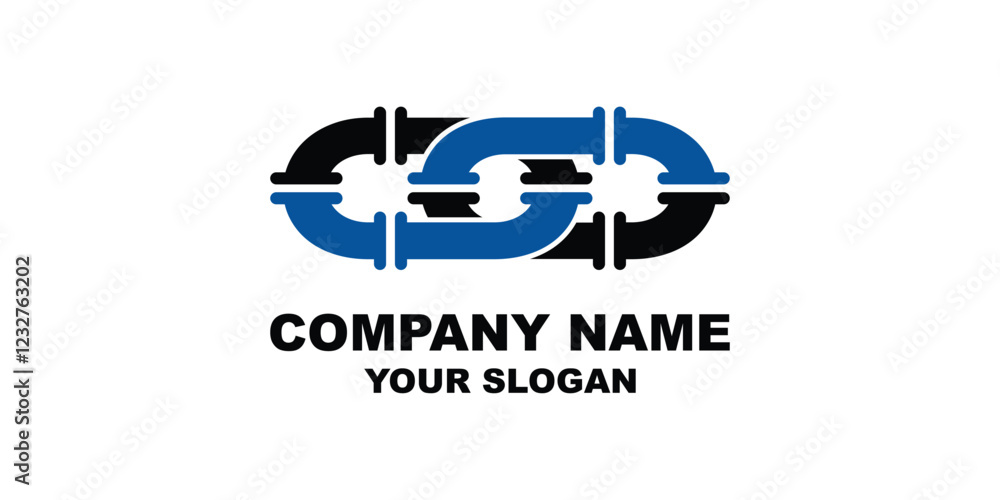 abstract business logo design for plumbing company abstract business logo design for plumbing company
