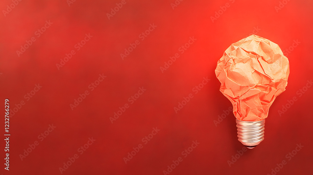 Crumpled paper shaped like a light bulb, placed on a blue background, representing creative ideas, innovation, and problem-solving.
Crumpled paper shaped like a light bulb, placed on a blue background, representing creative ideas, innovation, and problem-solving.