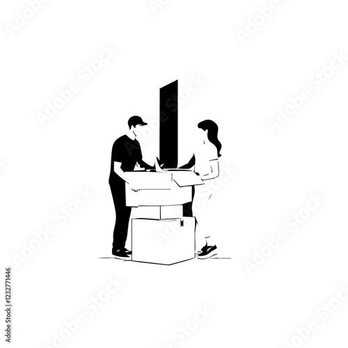Movers Vector Logo Design