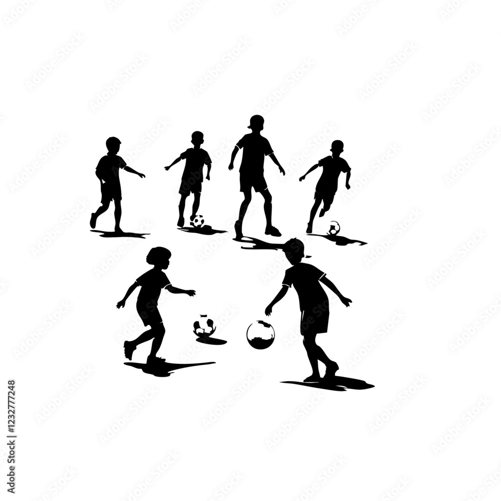 Fototapeta premium Football Vector Logo Design