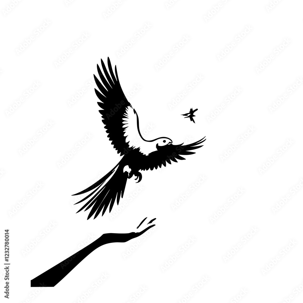 Obraz premium Parrot Vector Logo Design