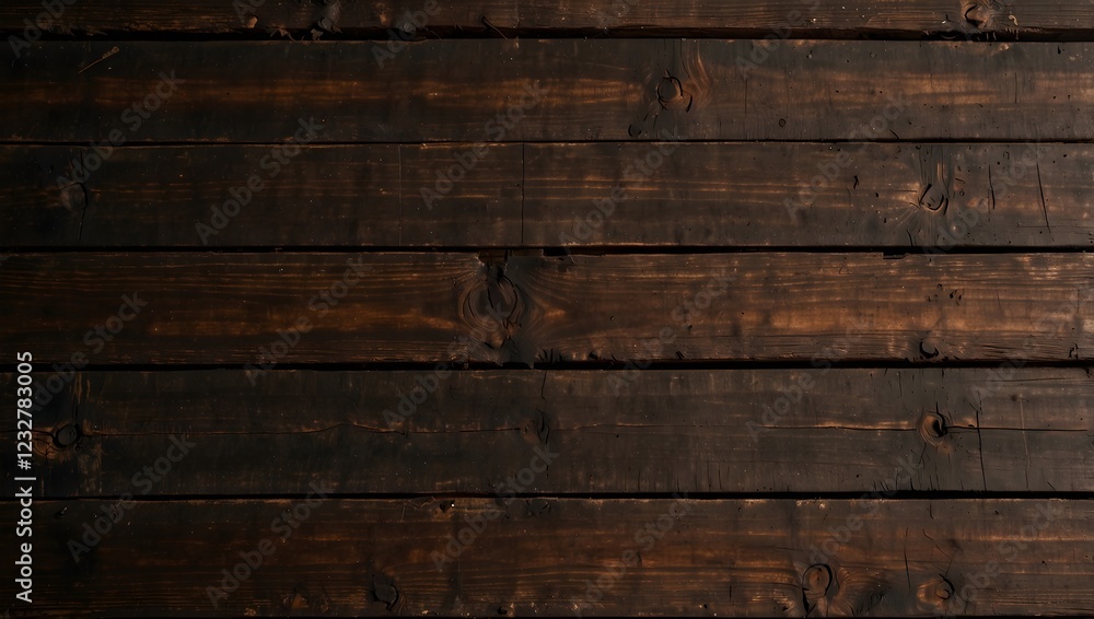 Dark brown wooden plank background with horizontal grain, varied shades, and rich texture
Dark brown wooden plank background with horizontal grain, varied shades, and rich texture