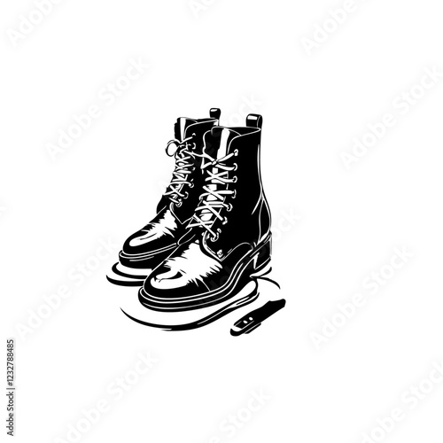 Shoemaking Vector Logo Design