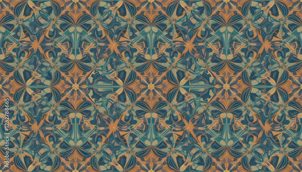 Beautiful Seamless Geometric Pattern Design for Textiles and Backgrounds Beautiful Seamless Geometric Pattern Design for Textiles and Backgrounds