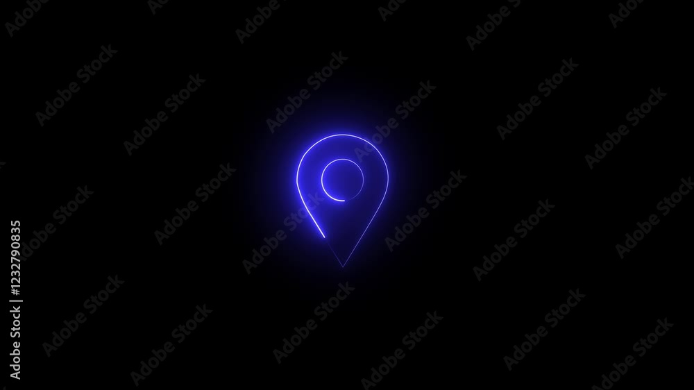 location pin marker, Appearing pointer for a map. Location pin arrow pointing black background. concepts of navigation, destination, direction, guidance focus. travel location pin marker, Appearing pointer for a map. Location pin arrow pointing black background. concepts of navigation, destination, direction, guidance focus. travel