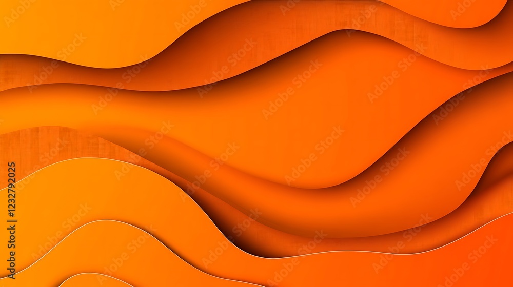 Abstract Orange Wave Pattern Background Design Abstract Orange Wave Pattern Background Design