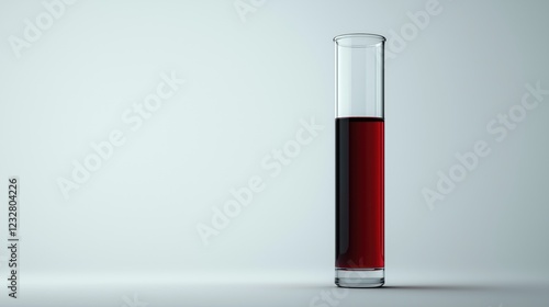 Wallpaper Mural Glass test tube with blood on a white background. Torontodigital.ca