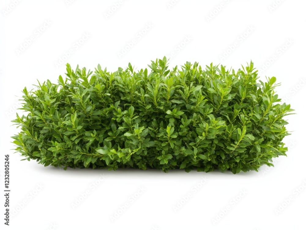 green bush isolated on white background green bush isolated on white background