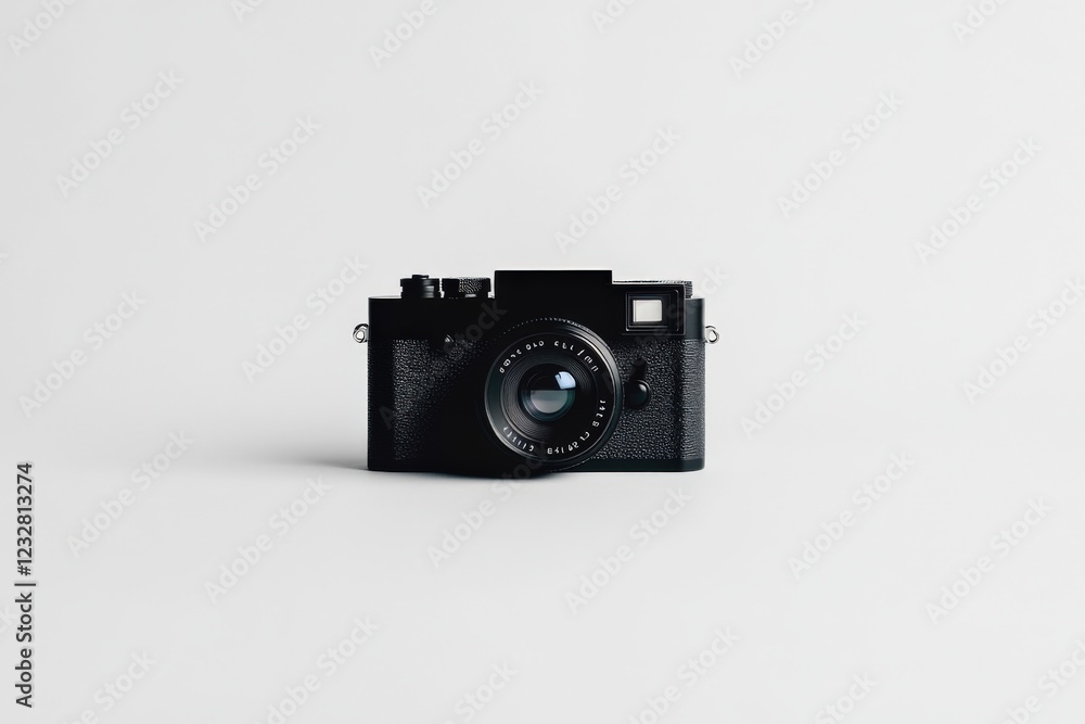 Fototapeta premium classic vintage film camera on a white background