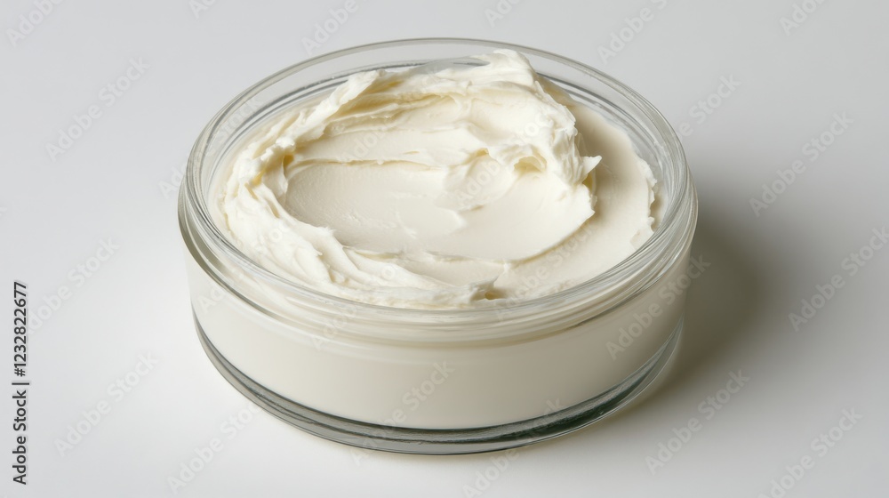 A jar of smooth, creamy white paste sits against a minimalistic background, highlighting its texture and purity. A jar of smooth, creamy white paste sits against a minimalistic background, highlighting its texture and purity.