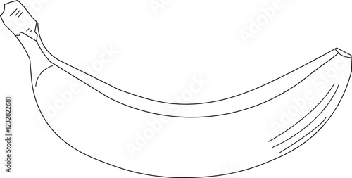 the illustration of Delicious Fruit that called Banana.