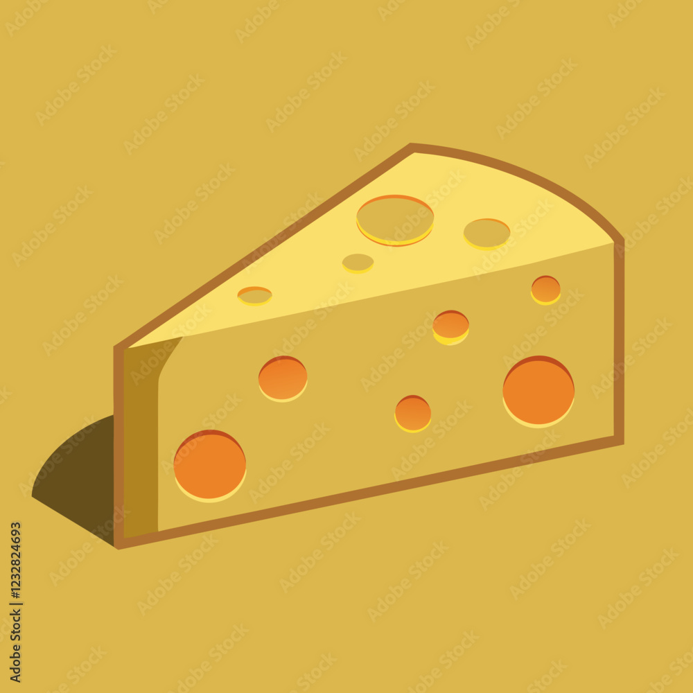 piece of cheese vector piece of cheese vector