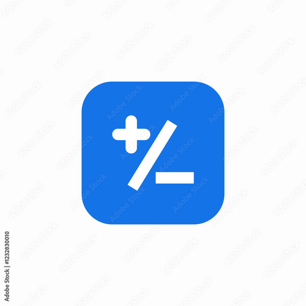 minus plus number spectrum icon sign vector minus plus number spectrum icon sign vector