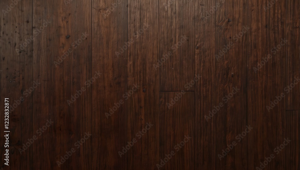 Close-up overhead view of dark brown wood plank floor
Close-up overhead view of dark brown wood plank floor