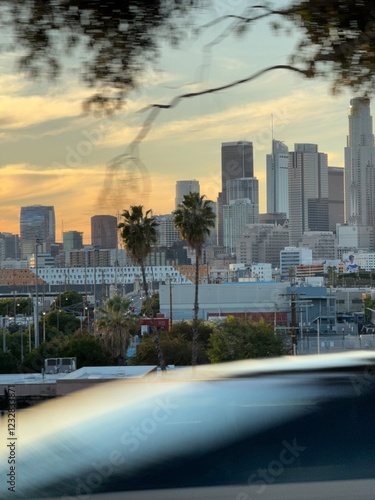 downtown city