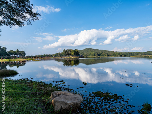 The Mae Puem National Park is a small area featuring mixed deciduous and dipterocarp forests photo