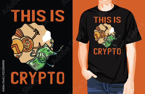 This is crypto t-shirt design unique idea