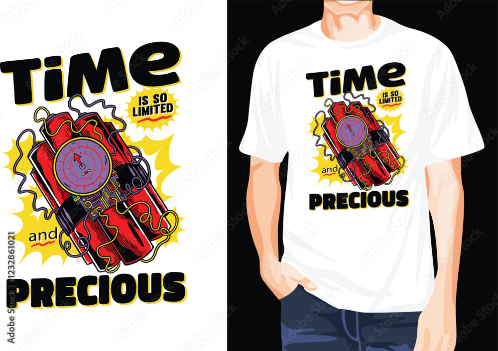 Time bomb t-shirt design unique idea Time bomb t-shirt design unique idea