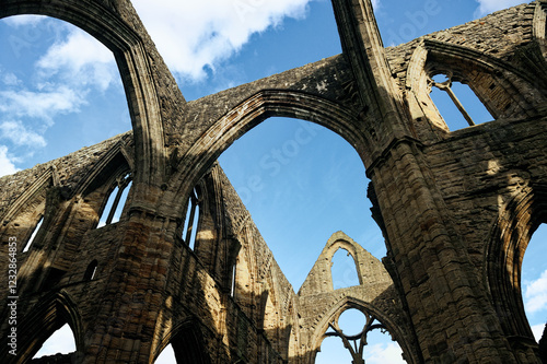 Принти на полотні Tintern Abbey in the Wye Valley, Monmouthshire, Wales, UK