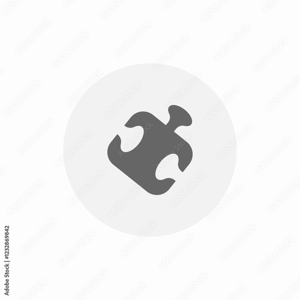 incomplete puzzle piece icon sign vector incomplete puzzle piece icon sign vector