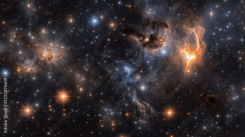 Celestial Nebulae And Star Clusters Adorn The Cosmos Celestial Nebulae And Star Clusters Adorn The Cosmos