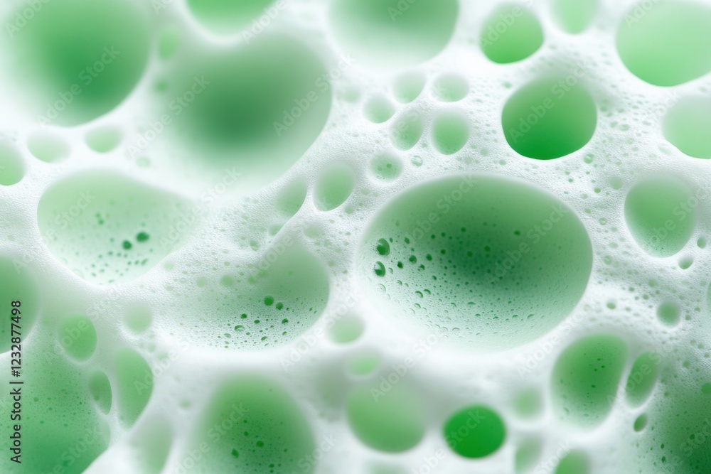 custom made wallpaper toronto digitalmacro close up of light green bath sponge bubbles texture