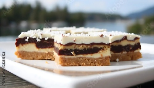 Delicious Layered Dessert Bars with White Chocolate