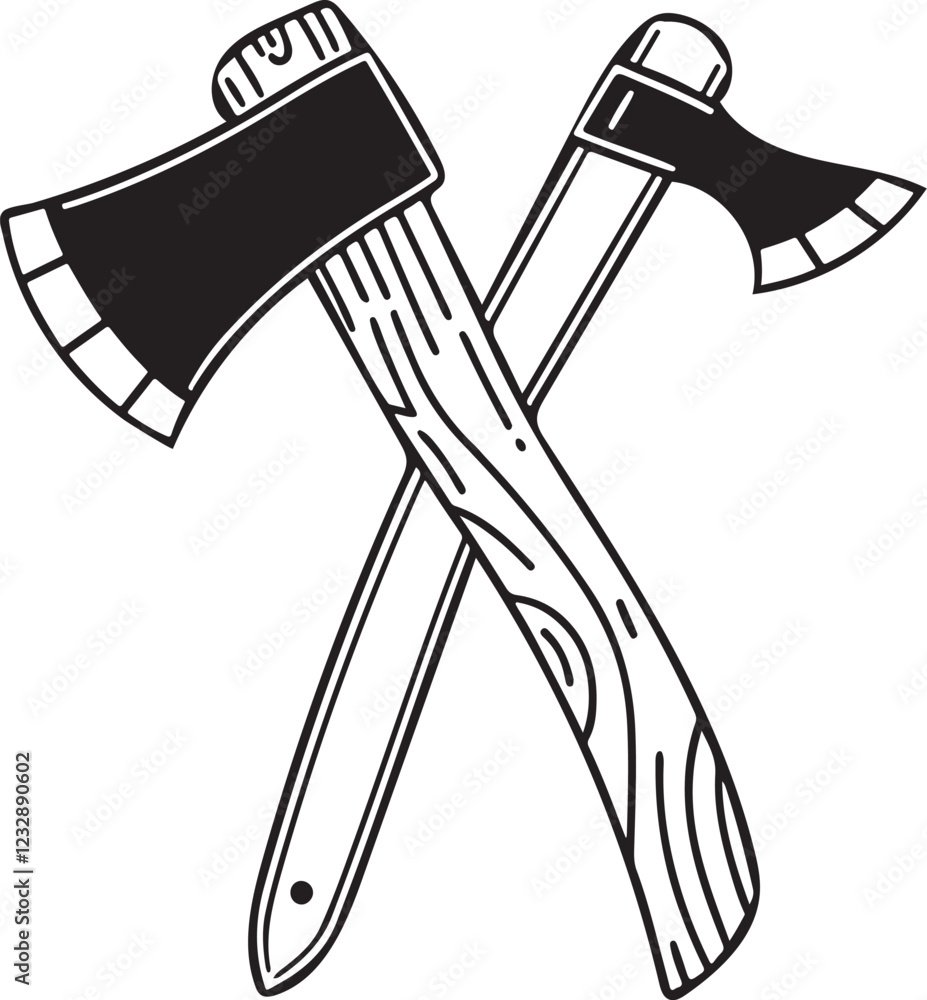 Knife Rustic Tool for Gardening, Silhouette vector art illustration with a white background Knife Rustic Tool for Gardening, Silhouette vector art illustration with a white background