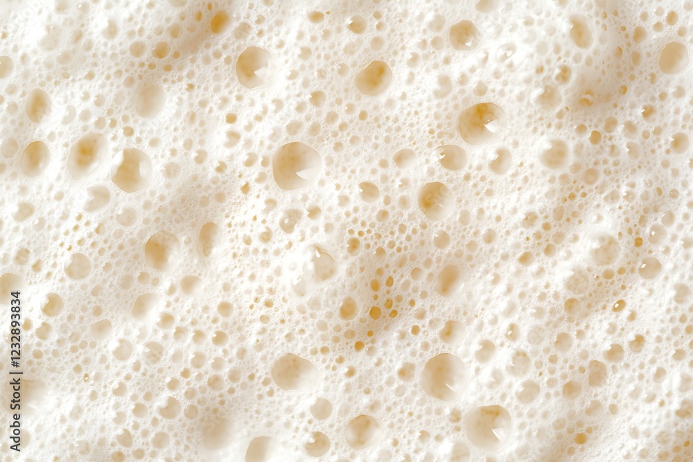 Closeup of Creamy Foam Texture Closeup of Creamy Foam Texture