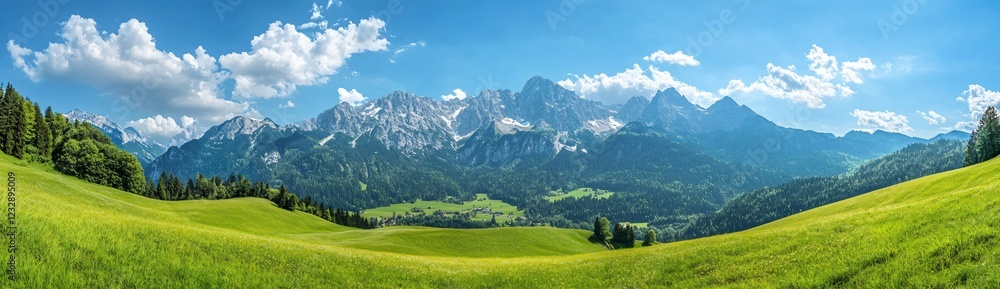 Fototapeta premium landscape with mountains