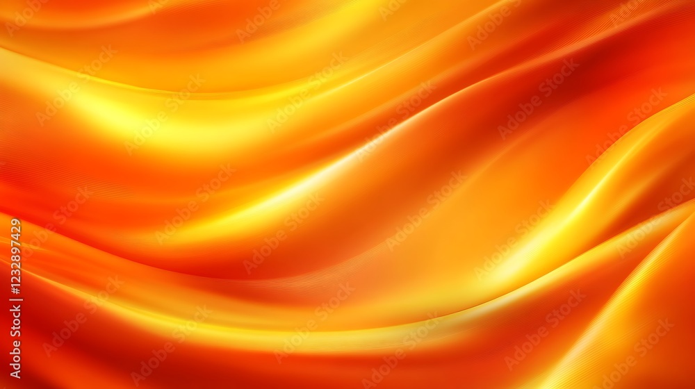 Abstract Orange and Yellow Wave Pattern Background Abstract Orange and Yellow Wave Pattern Background