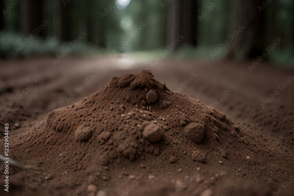Fototapeta premium soil and rock earth, Red brown stone background with space for design. Rock surface texture. Cracked, crumbled, crushed. Rough. Close-up. Banner. Wide. Long. Panoramic.