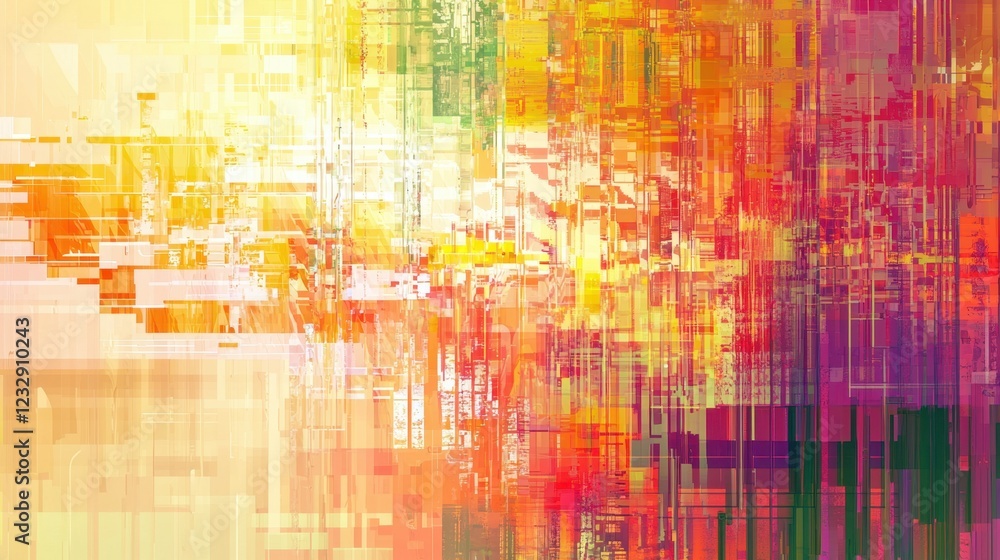 Vibrant Abstract Digital Art with Colorful Lines and Textures Vibrant Abstract Digital Art with Colorful Lines and Textures