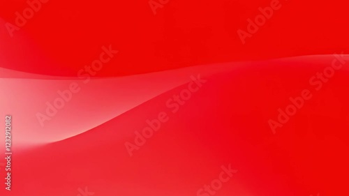 Red classic background with white gradient wave.