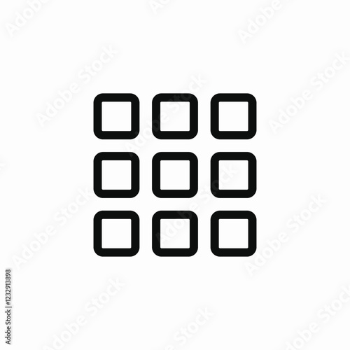 keyboard buttons icon sign vector