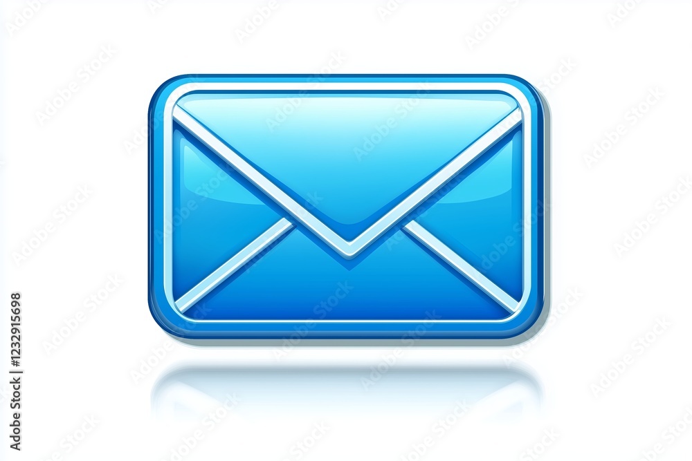 Mail icon illustration isolated on white background Mail icon illustration isolated on white background