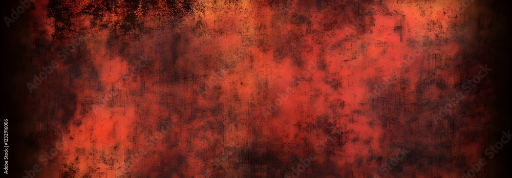 Grunge textured backdrop featuring red orange hues with darkened vignette edges, conveying vintage distressed aesthetic for graphic design projects Grunge textured backdrop featuring red orange hues with darkened vignette edges, conveying vintage distressed aesthetic for graphic design projects