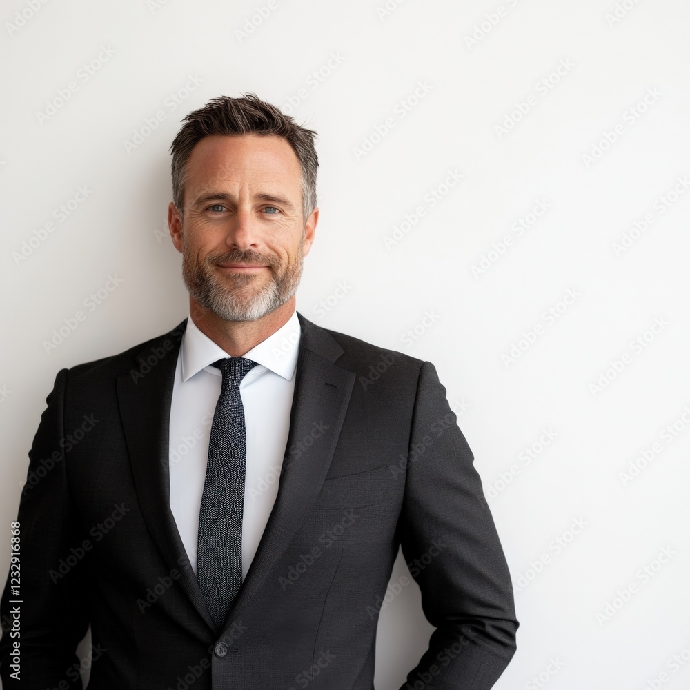 portrait of a confident businessman in a suit portrait of a confident businessman in a suit