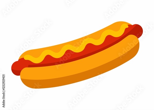hot dog vector illustration
