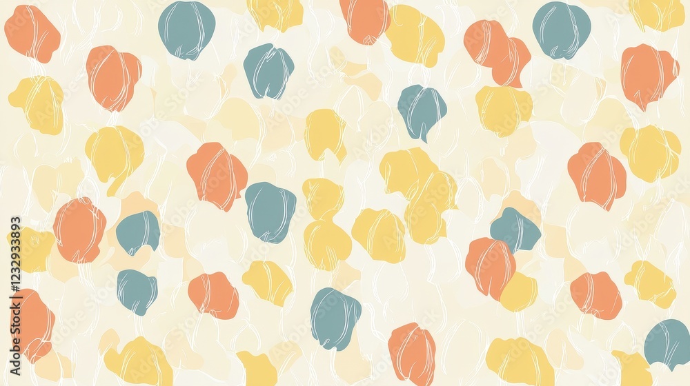 Abstract Background Pattern with Colorful Shapes and Soft Texture Abstract Background Pattern with Colorful Shapes and Soft Texture