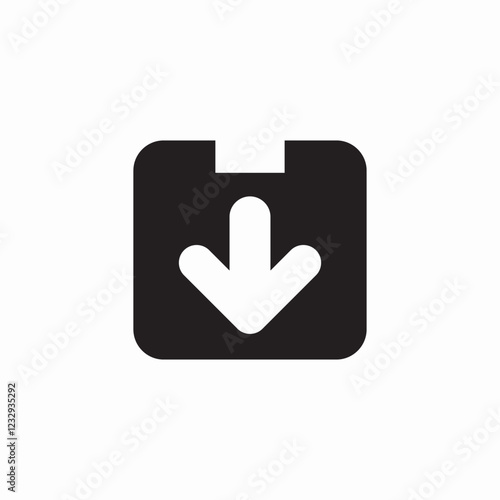 tool download icon sign vector