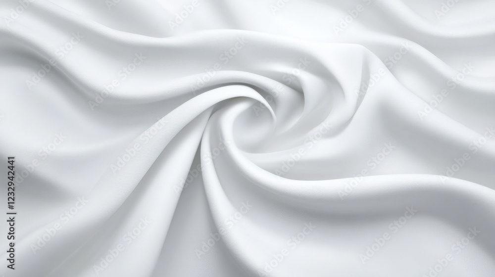 Obraz premium white silk or satin texture background, luxurious fabric abstract, elegant cloth backdrop