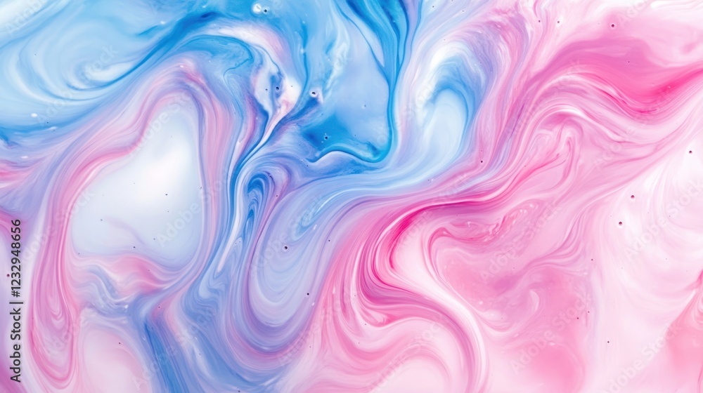 Abstract pink and blue liquid swirls. Abstract pink and blue liquid swirls.