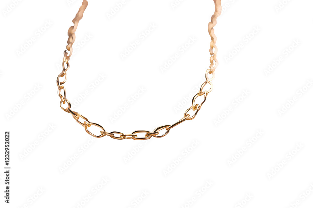 Elegant and Delicate Gold Chain Necklace with Minimalist Interlocking Links, Stylish and Lightweight Jewelry for a Chic and Timeless Look Elegant and Delicate Gold Chain Necklace with Minimalist Interlocking Links, Stylish and Lightweight Jewelry for a Chic and Timeless Look