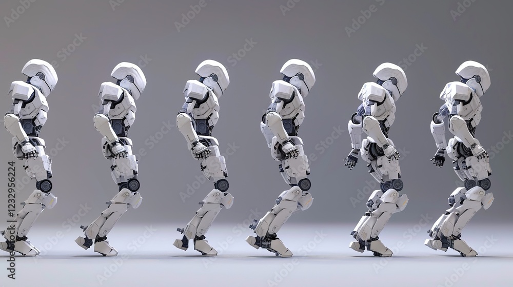 Fototapeta premium Revolutionizing Animation: Unleashing the Power of Generative AI in Character Action Design