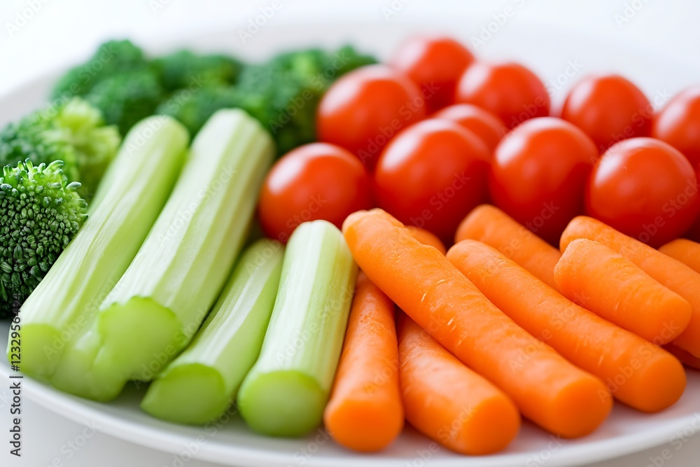 Colorful Veggie Platter - Healthy and Delicious Colorful Veggie Platter - Healthy and Delicious