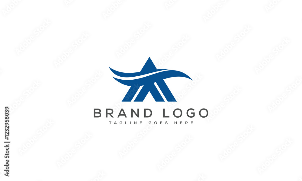 letter A logo design vector template design for brand. letter A logo design vector template design for brand.
